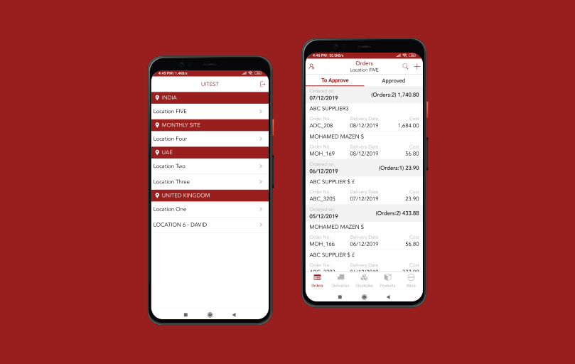 Stocktaking And Order Management App